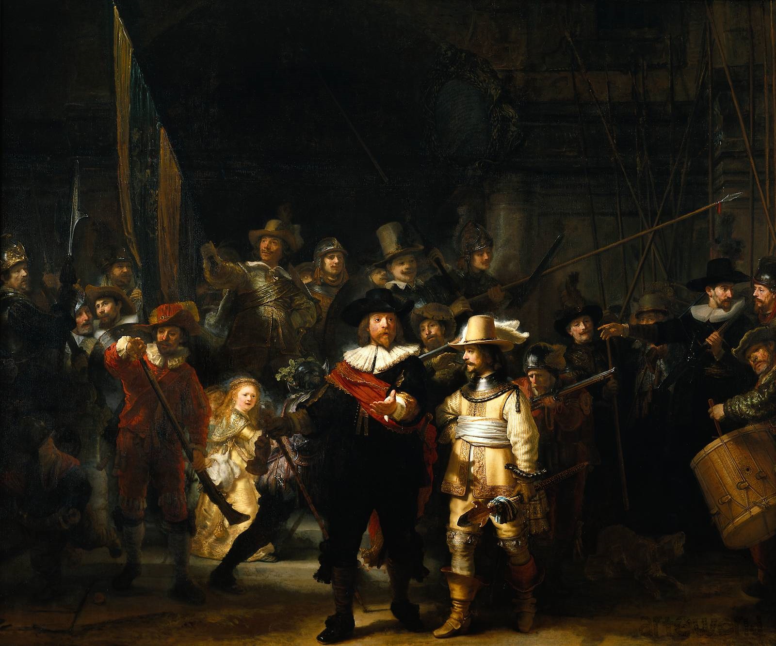 Rembrandt - De Nachtwacht (La ronda di notte) 1642